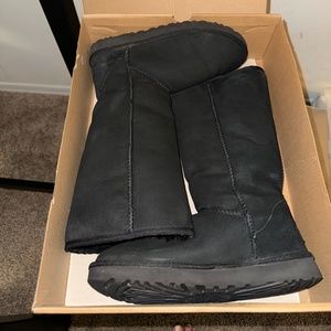 Black UGG tall boots